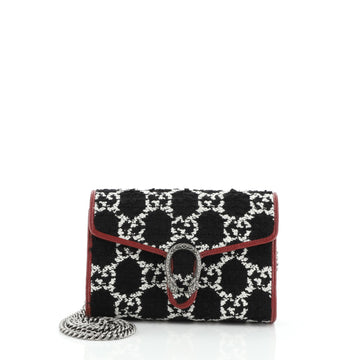 Gucci Dionysus Chain Wallet GG Tweed Small