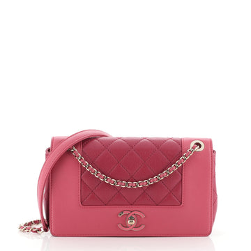 Chanel Mademoiselle Vintage Flap Bag Quilted Sheepskin Small