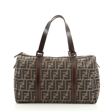 Fendi Vintage Boston Bag Zucca Canvas Medium