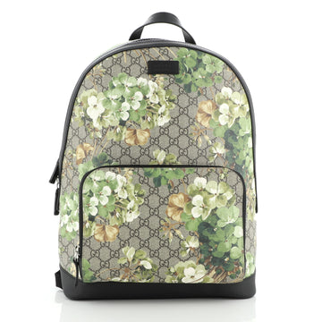 Gucci Zip Pocket Backpack Blooms Print GG Coated Canvas Medium