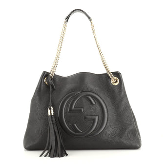 Gucci Soho Chain Strap Shoulder Bag Leather Medium
