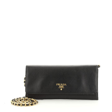 Prada Wallet on Chain Saffiano Leather