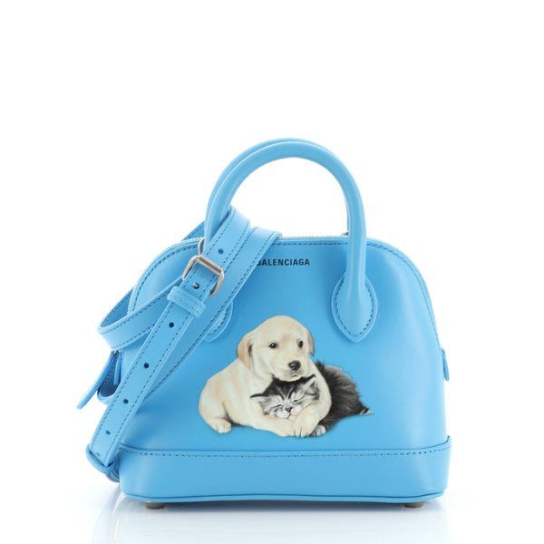 Balenciaga Puppy and Kitten Ville Bag Leather XXS 57371
