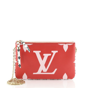 Louis Vuitton Double Zip Pochette Limited Edition Colored Monogram Giant