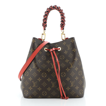 Louis Vuitton Braided Handle NeoNoe Handbag Monogram Canvas