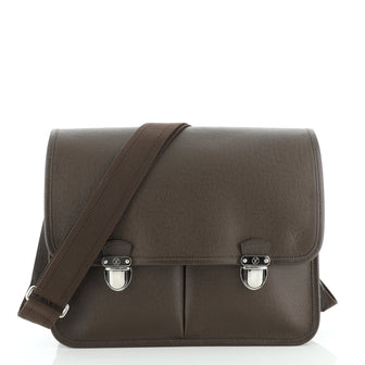 Louis Vuitton Anton Briefcase Taiga Leather