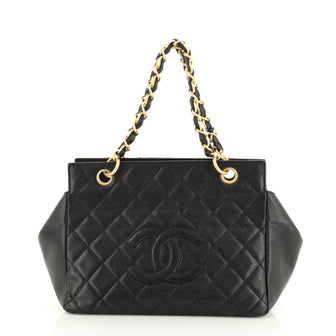 Chanel Petite Timeless Tote Quilted Caviar