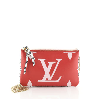Louis Vuitton Double Zip Pochette Limited Edition Colored Monogram Giant