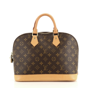 Louis Vuitton Vintage Alma Handbag Monogram Canvas PM