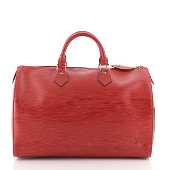 Louis Vuitton Speedy Handbag Epi Leather 35