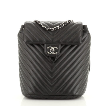 Chanel Urban Spirit Backpack Chevron Lambskin Small