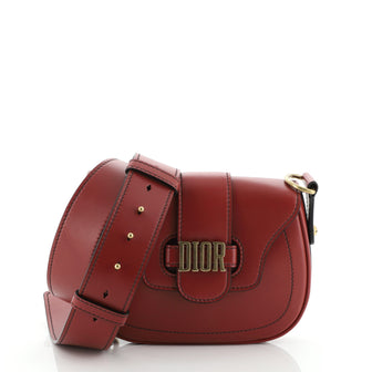 Christian Dior D-Fence Saddle Bag Leather Small