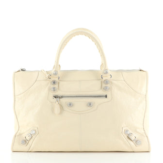 Balenciaga Weekender Giant Studs Bag Leather