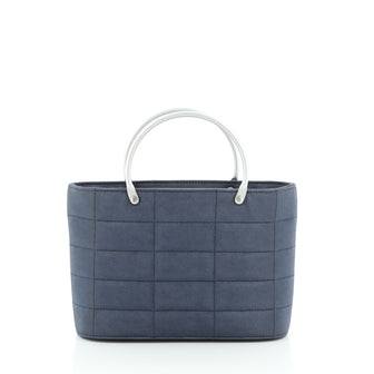 Chanel Chocolate Bar Tote Quilted Nylon
