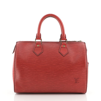 Louis Vuitton Speedy Handbag Epi Leather 25