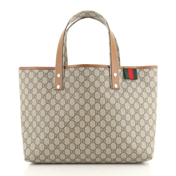 Gucci Web Loop Tote GG Coated Canvas Medium