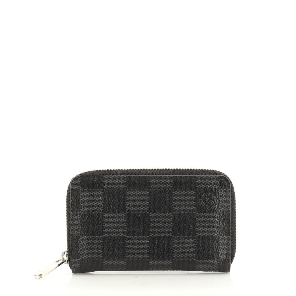 Louis Vuitton Damier Graphite Vertical Zippy Wallet, Louis Vuitton  Small_Leather_Goods