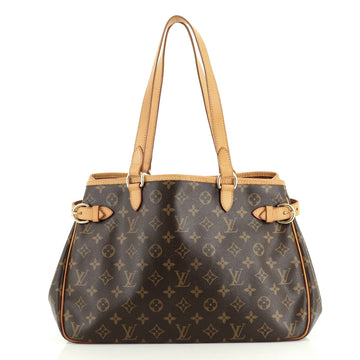 Louis Vuitton Batignolles Handbag Monogram Canvas Horizontal