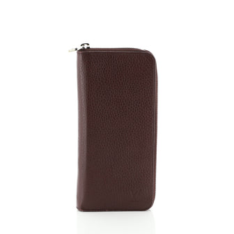 Louis Vuitton Zippy Wallet Taurillon Leather Vertical