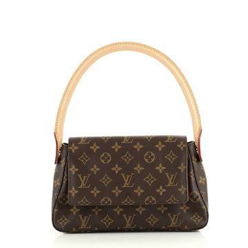 Louis Vuitton Looping Handbag Monogram Canvas Mini