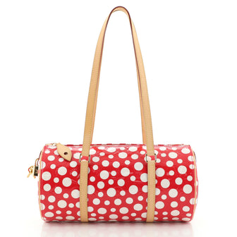 Louis Vuitton Papillon Handbag Kusama Infinity Dots Monogram Vernis 30
