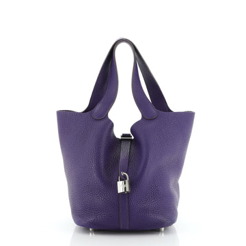Hermes Picotin Lock Bag Clemence MM