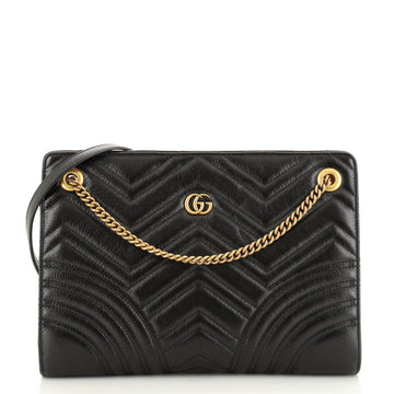 Gucci GG Marmont Accordion Shoulder Bag Matelasse Leather Medium