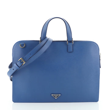 Prada Convertible Travel Briefcase Saffiano Leather
