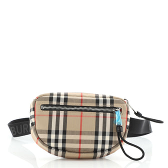Burberry Cannon Bum Bag Vintage Check Canvas Small