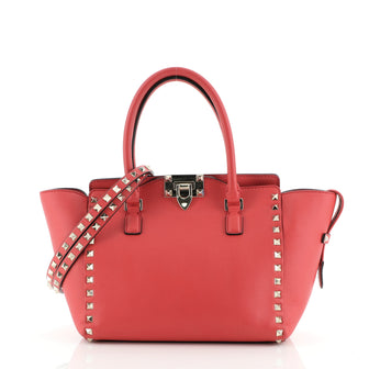 Valentino Rockstud Tote Soft Leather Small
