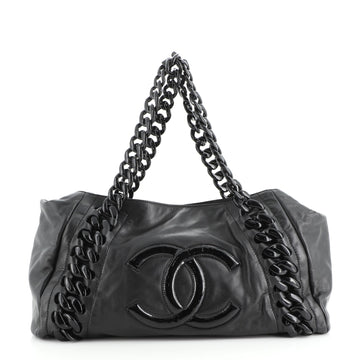 Chanel Resin Modern Chain Tote Calfskin East West