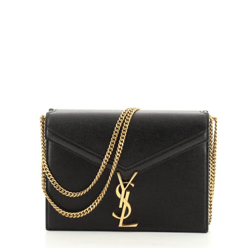 Saint Laurent Cassandra Chain Shoulder Bag Leather Small