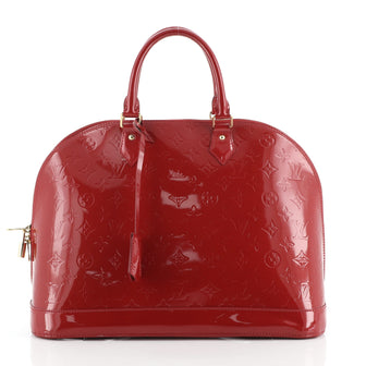 Louis Vuitton Alma Handbag Monogram Vernis GM