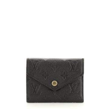 Louis Vuitton Compact Victorine Wallet Monogram Empreinte Leather