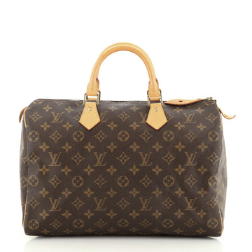 Louis Vuitton Speedy Handbag Monogram Canvas 35