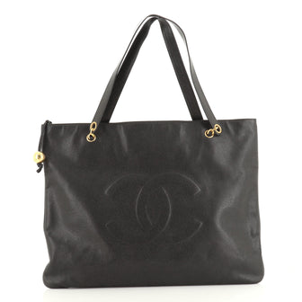 Chanel Vintage Timeless Flat Tote Caviar XL