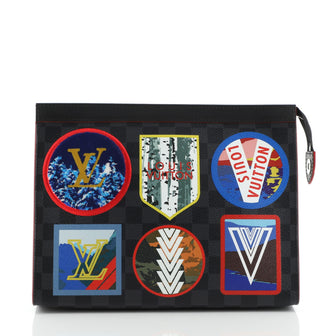 Louis Vuitton Pochette Voyage Alps Patches Damier Graphite MM