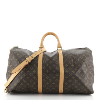 Louis Vuitton Keepall Bandouliere Bag Monogram Canvas 55