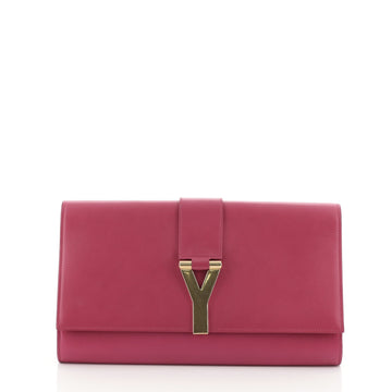 Saint Laurent Chyc Clutch Leather