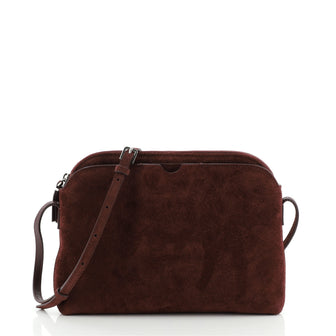 The Row Multi-Pouch Crossbody Bag Suede