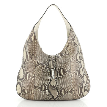 Gucci Jackie Soft Hobo Python Large