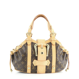 Louis Vuitton Theda Handbag Monogram Canvas GM