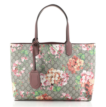 Gucci Reversible Tote Blooms GG Print Leather Medium