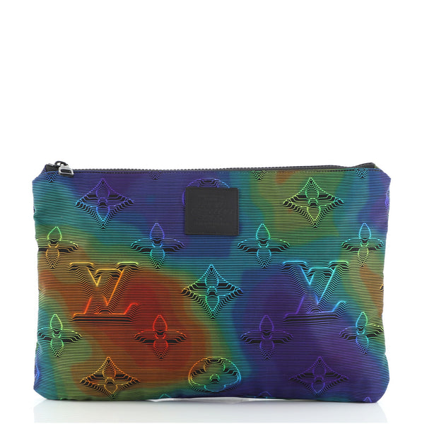 Louis Vuitton Reversible Pouch Limited Edition 2054 Monogram Textile｜TikTok  Search