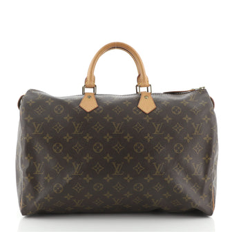 Louis Vuitton Speedy Handbag Monogram Canvas 40