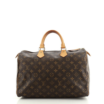 Louis Vuitton Speedy Handbag Monogram Canvas 35
