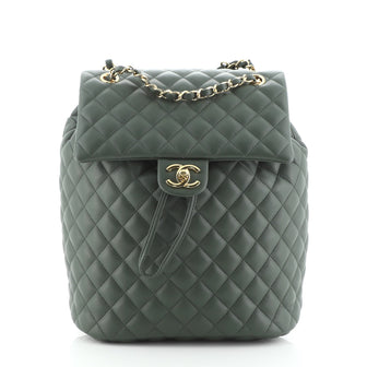 Chanel Urban Spirit Backpack Quilted Lambskin Large