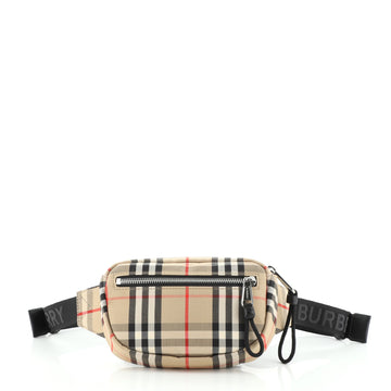Burberry Cannon Bum Bag Vintage Check Canvas Small