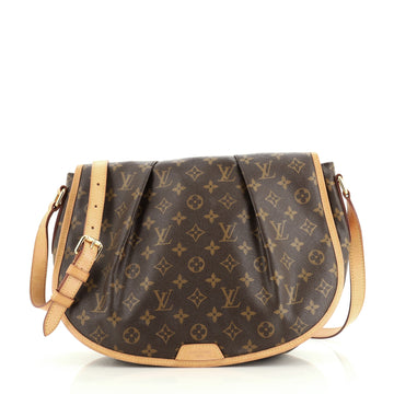 Louis Vuitton Menilmontant Handbag Monogram Canvas MM