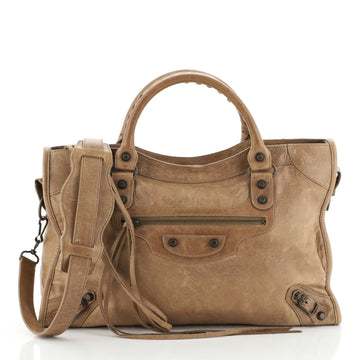 Balenciaga City Classic Studs Bag Leather Medium
